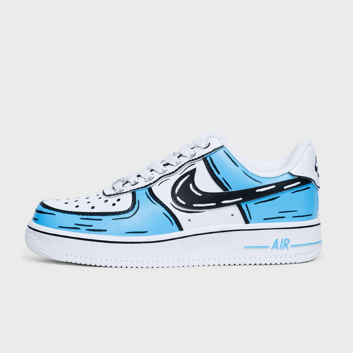 Cartoon Custom Air Force Sneakers Fun and Unique!